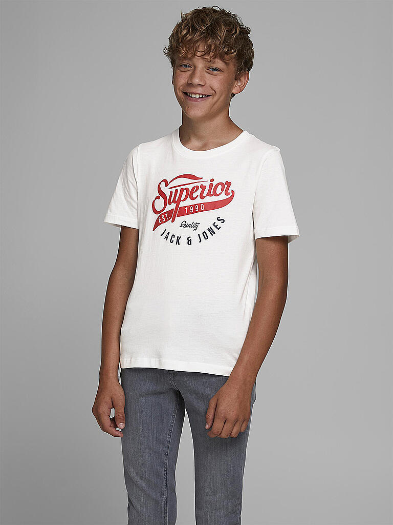 JACK & JONES | T Shirt  | weiß