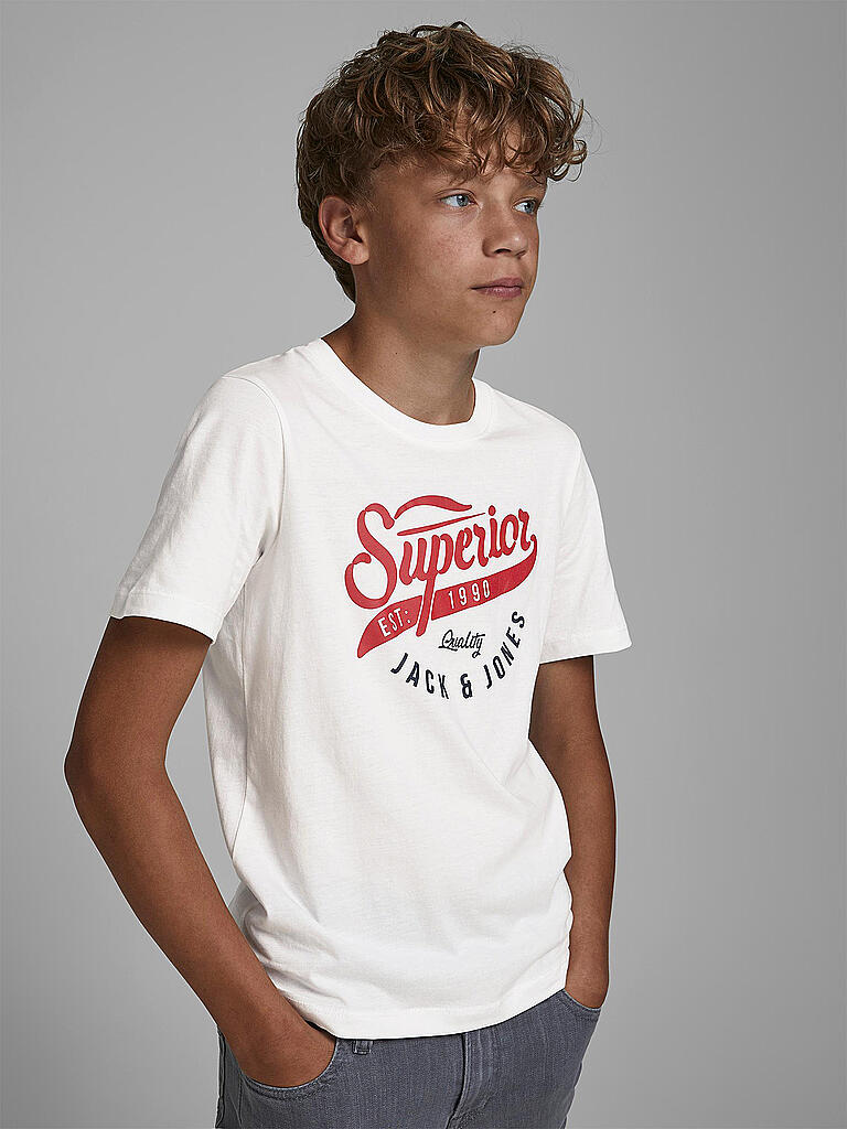 JACK & JONES | T Shirt  | weiß