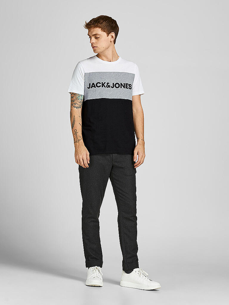 JACK & JONES | T Shirt JJELOGO | weiß