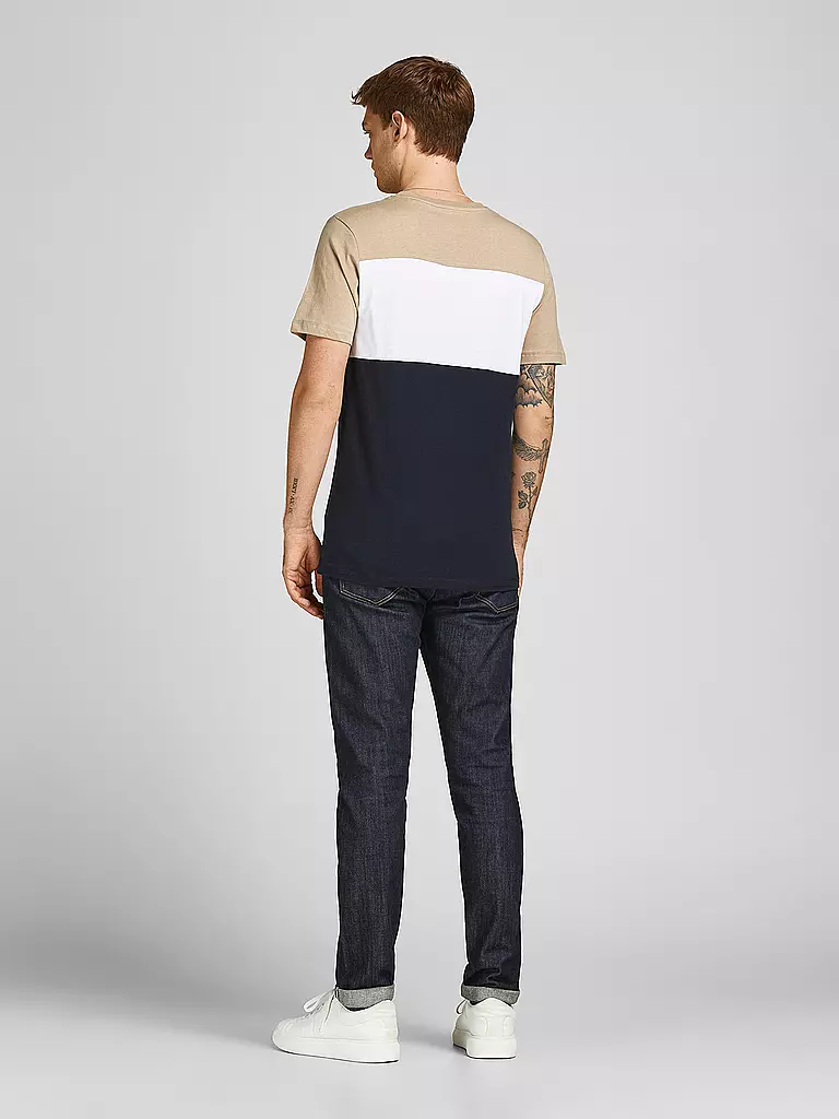 JACK & JONES | T Shirt JJELOGO | beige