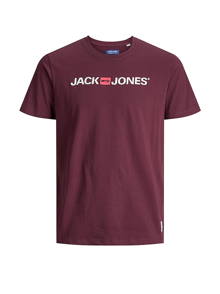 JACK & JONES | T Shirt Regular Fit " JOR30HISTORY " | rot