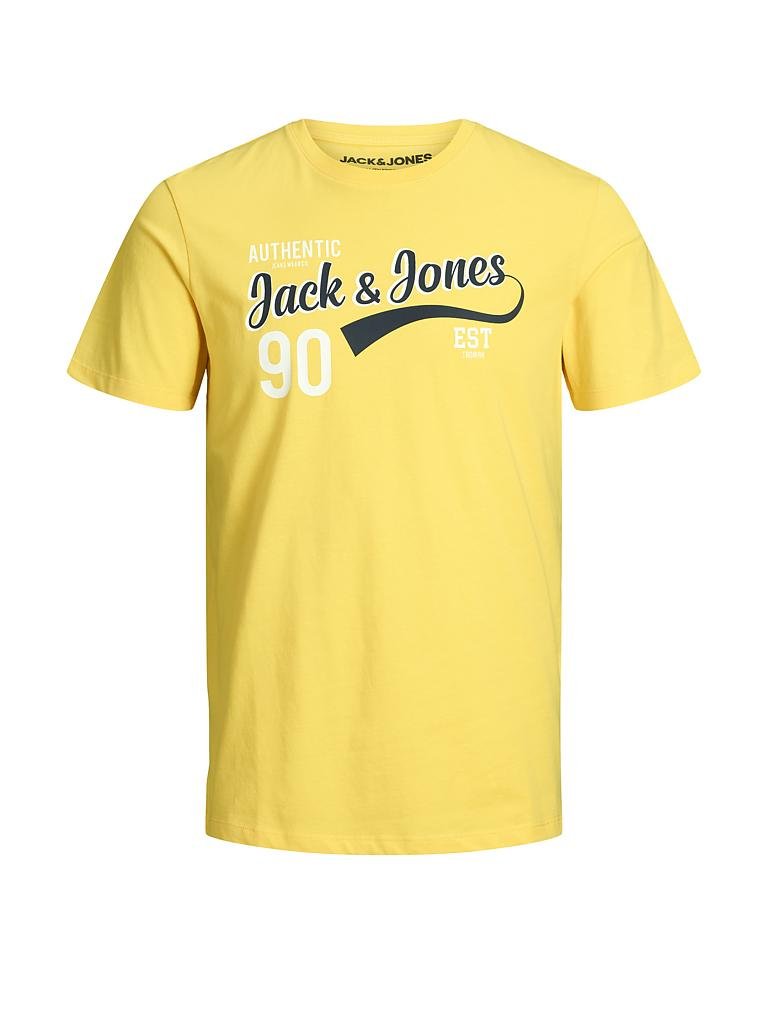 JACK & JONES | T-Shirt "JJELOGO" | gelb
