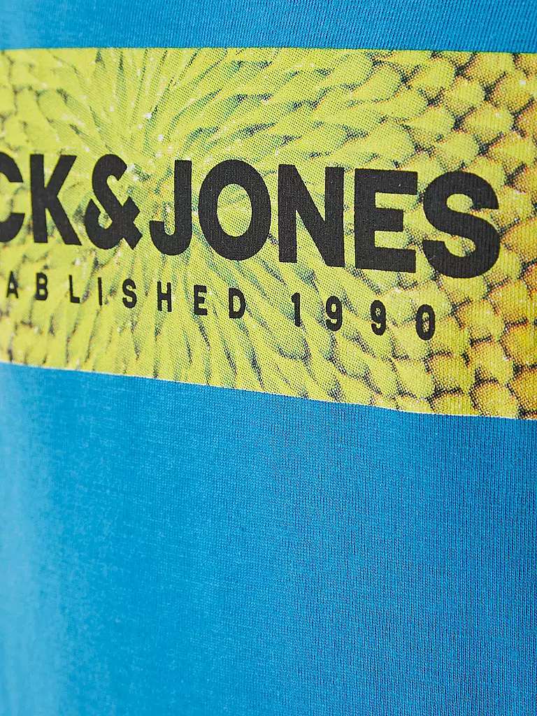 JACK & JONES | T-Shirt JCOANNIV  | blau