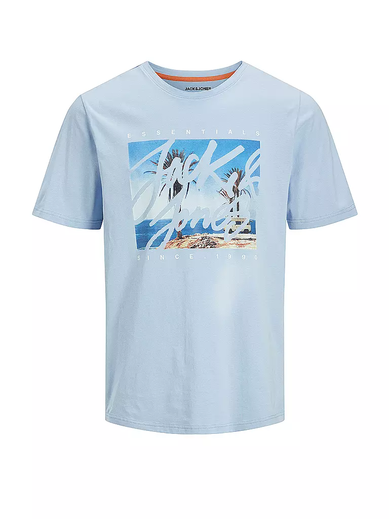 JACK & JONES | T-Shirt JJCOLTON | hellblau