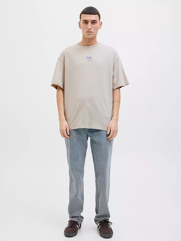 JACK & JONES | T-Shirt JJEAMES | beige