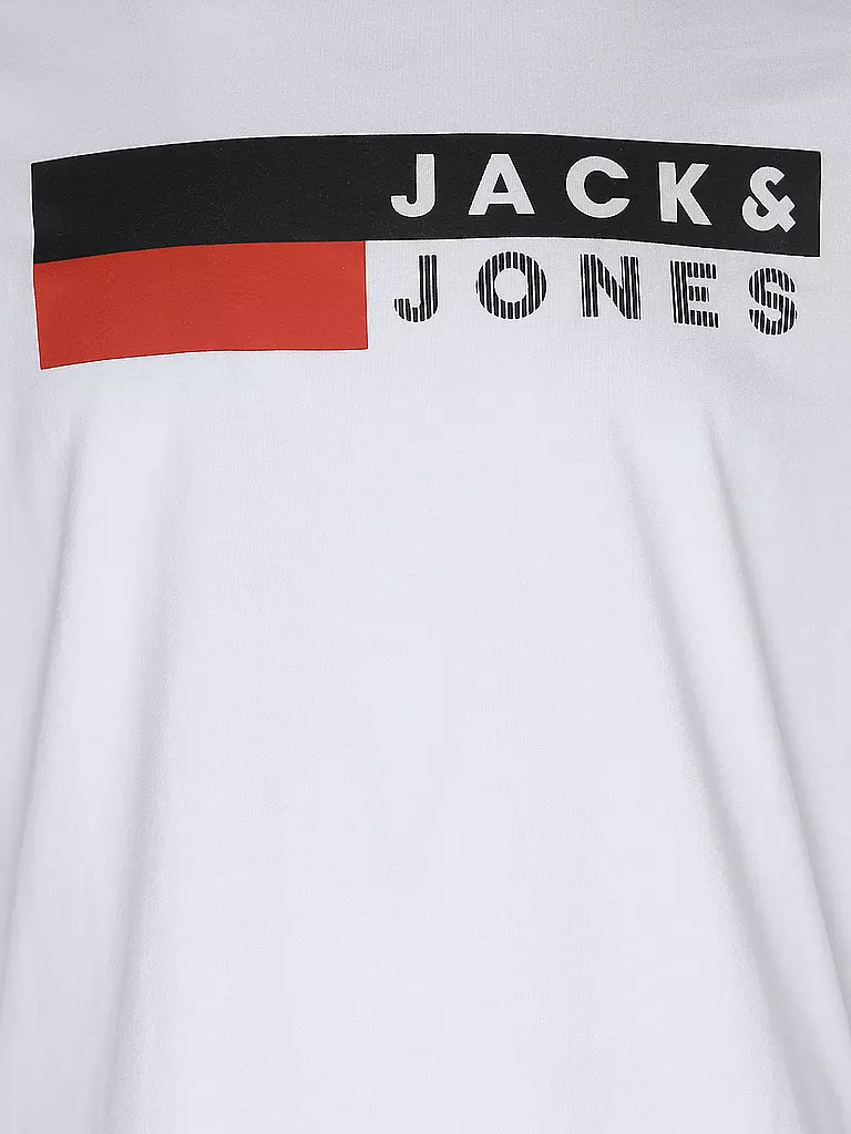 JACK & JONES | T-Shirt JJECORP  | weiss