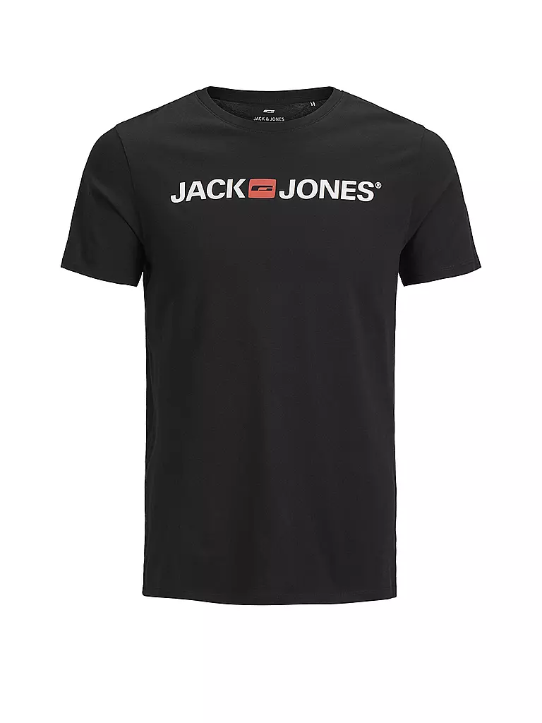 JACK & JONES | T-Shirt JJECORP | schwarz