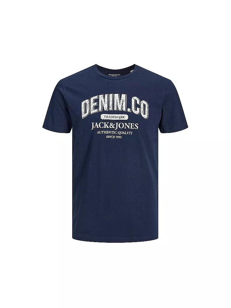 JACK & JONES | T-Shirt JJEJEANS  | dunkelblau