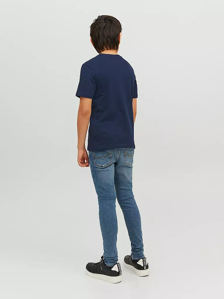 JACK & JONES | T-Shirt JJEJEANS  | dunkelblau