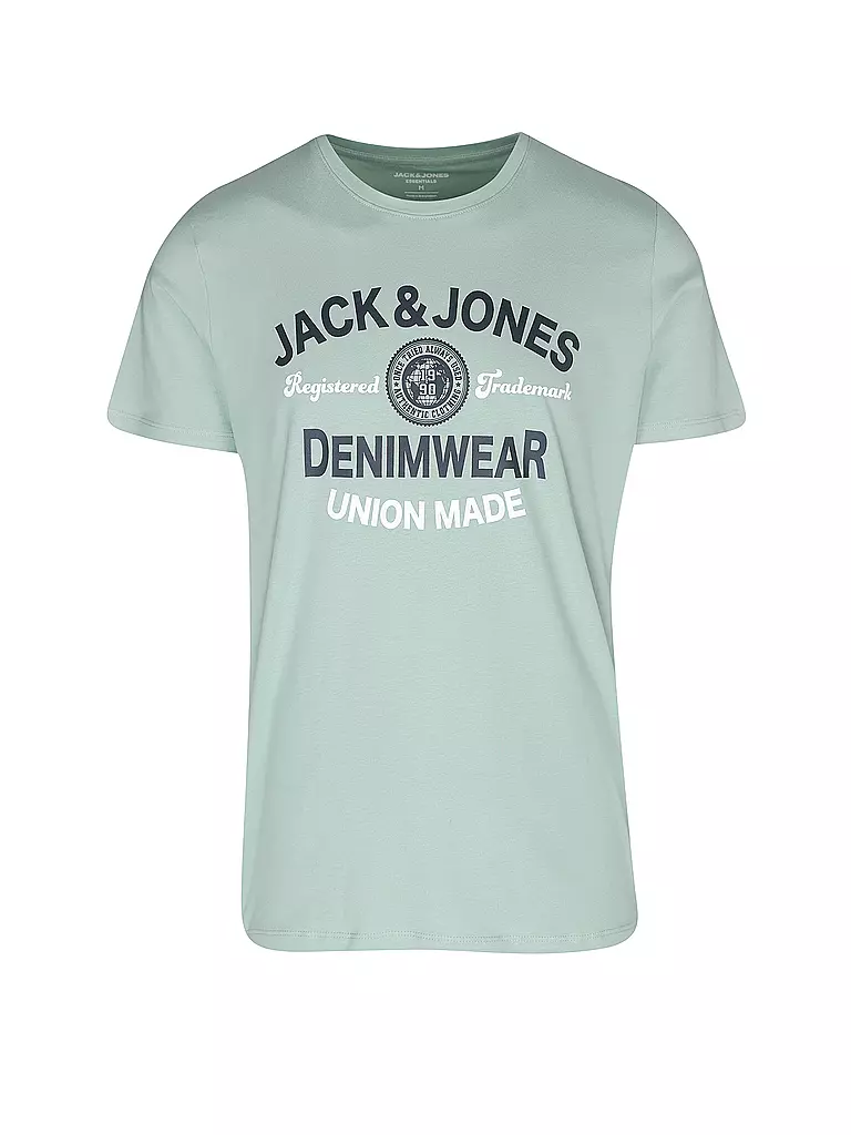 JACK & JONES | T-Shirt JJELOGO  | hellgrün