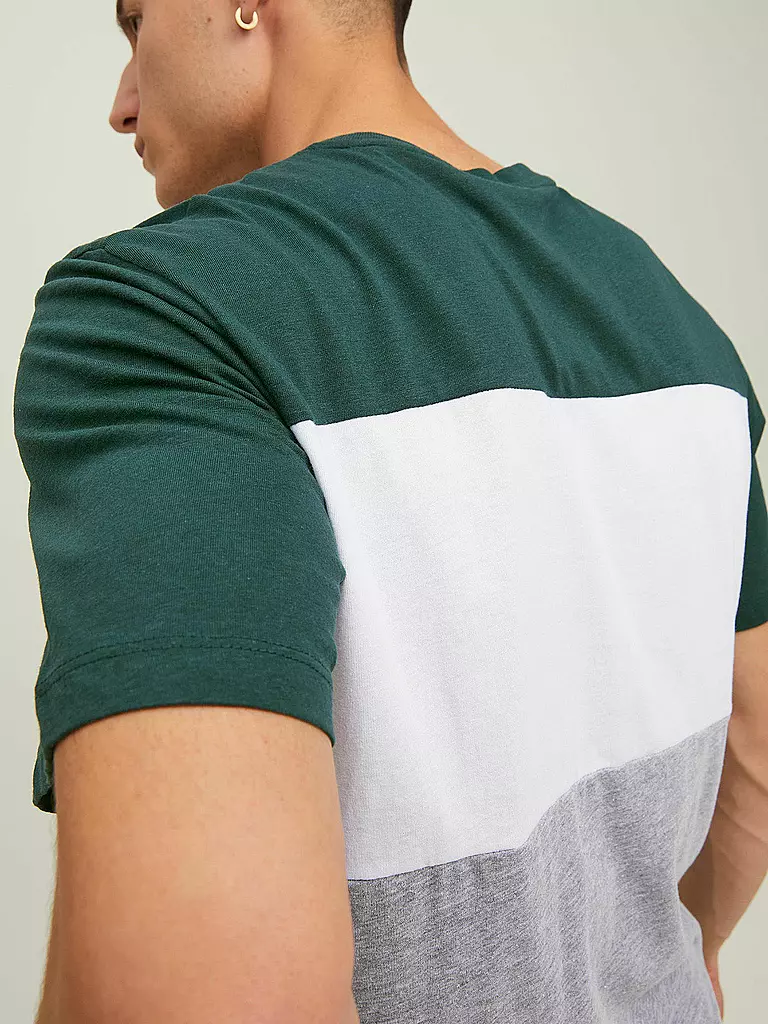 JACK & JONES | T-Shirt JJELOGO | grün