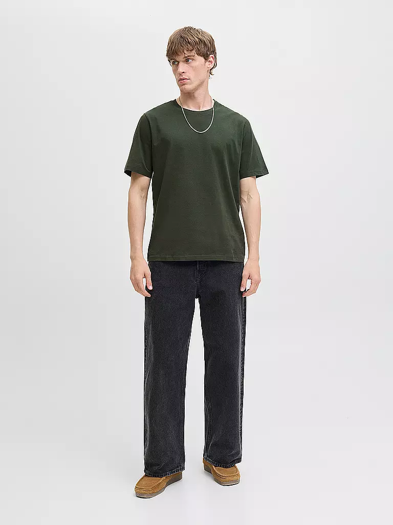 JACK & JONES | T-Shirt JJEORGANIC | olive