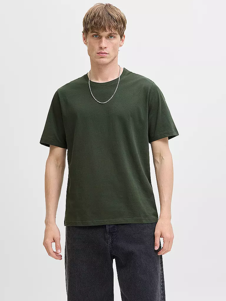 JACK & JONES | T-Shirt JJEORGANIC | olive