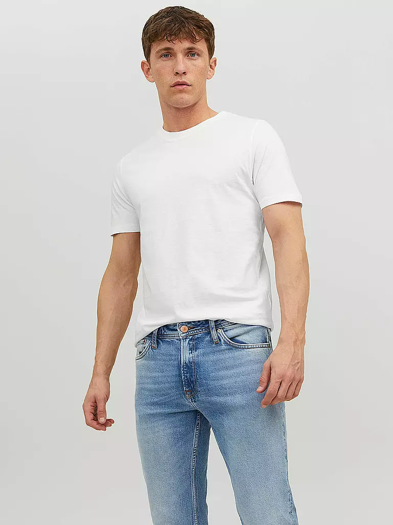 JACK & JONES | T-Shirt JJEORGANIC | weiss