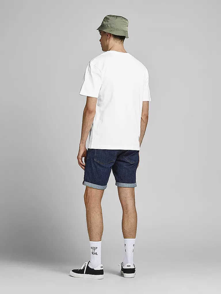 JACK & JONES | T-Shirt JJERELAXED  | weiss