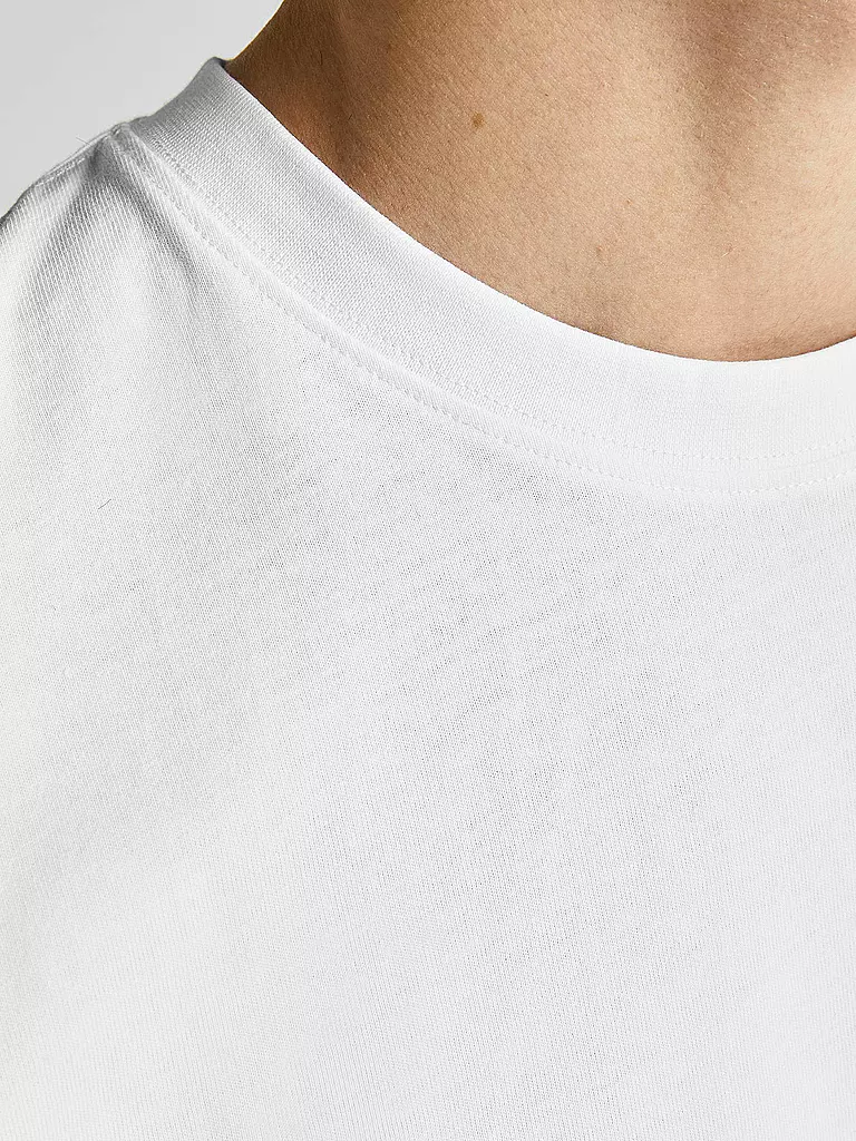 JACK & JONES | T-Shirt JJERELAXED  | weiss