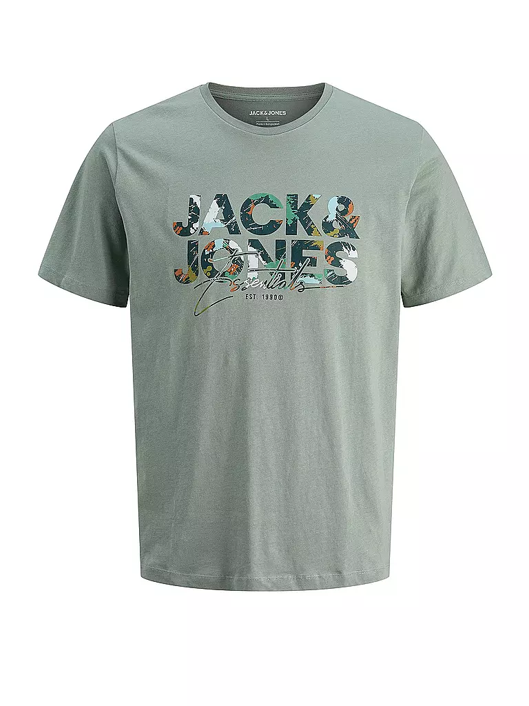 JACK & JONES | T-Shirt JJGEPLAS | hellgrün