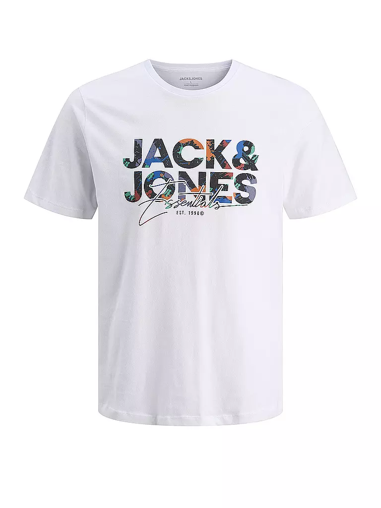 JACK & JONES | T-Shirt JJGEPLAS | weiss