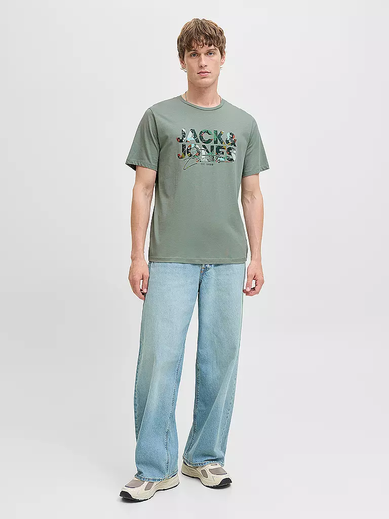 JACK & JONES | T-Shirt JJGEPLAS | hellgrün