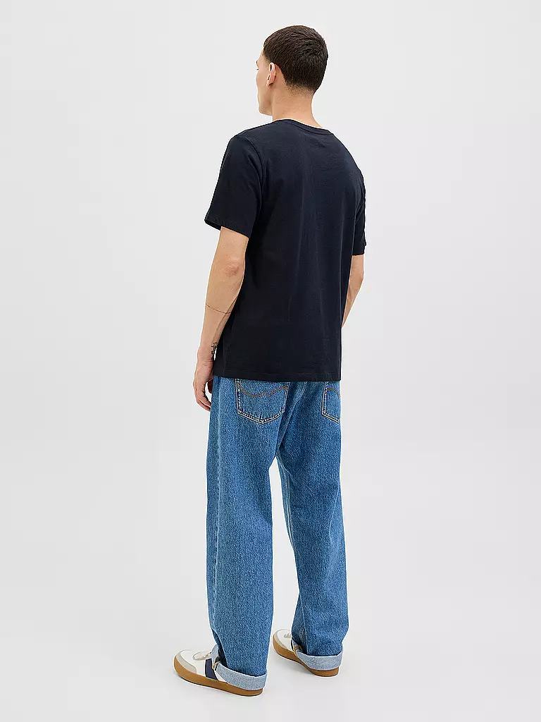 JACK & JONES | T-Shirt JJGEPLAS | dunkelblau