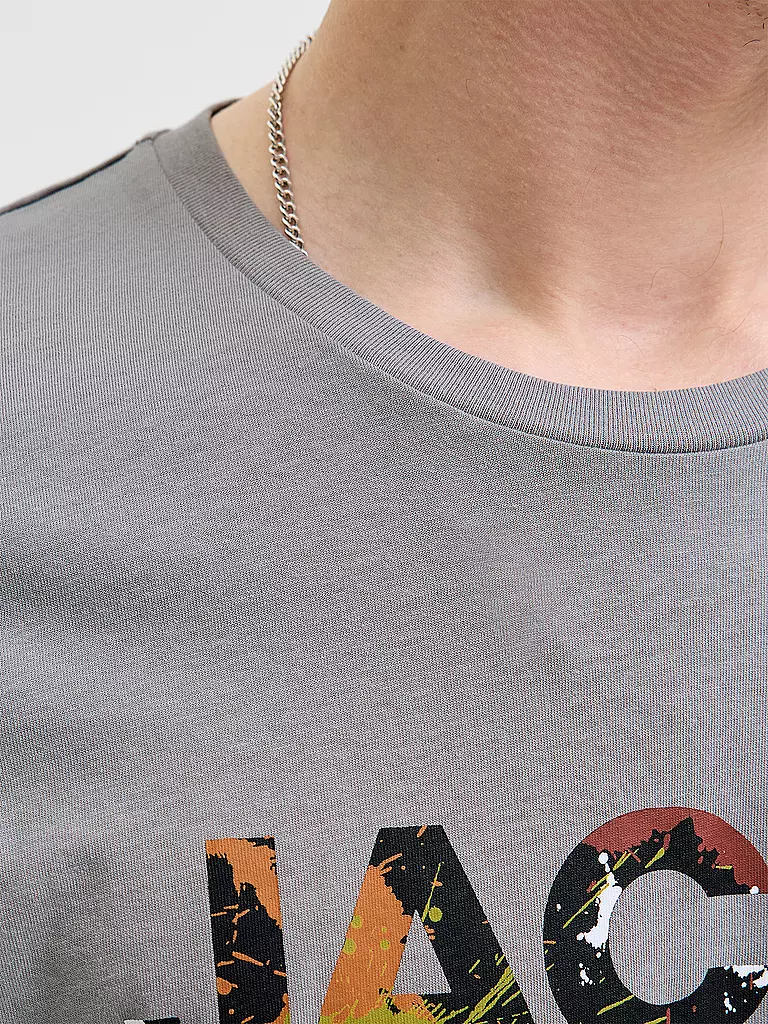 JACK & JONES | T-Shirt JJGEPLAS | grau