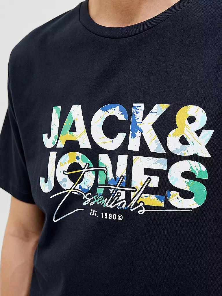 JACK & JONES | T-Shirt JJGEPLAS | dunkelblau