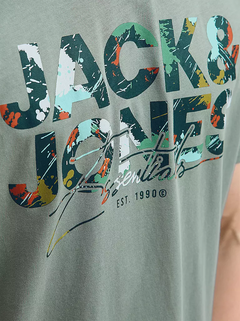 JACK & JONES | T-Shirt JJGEPLAS | hellgrün