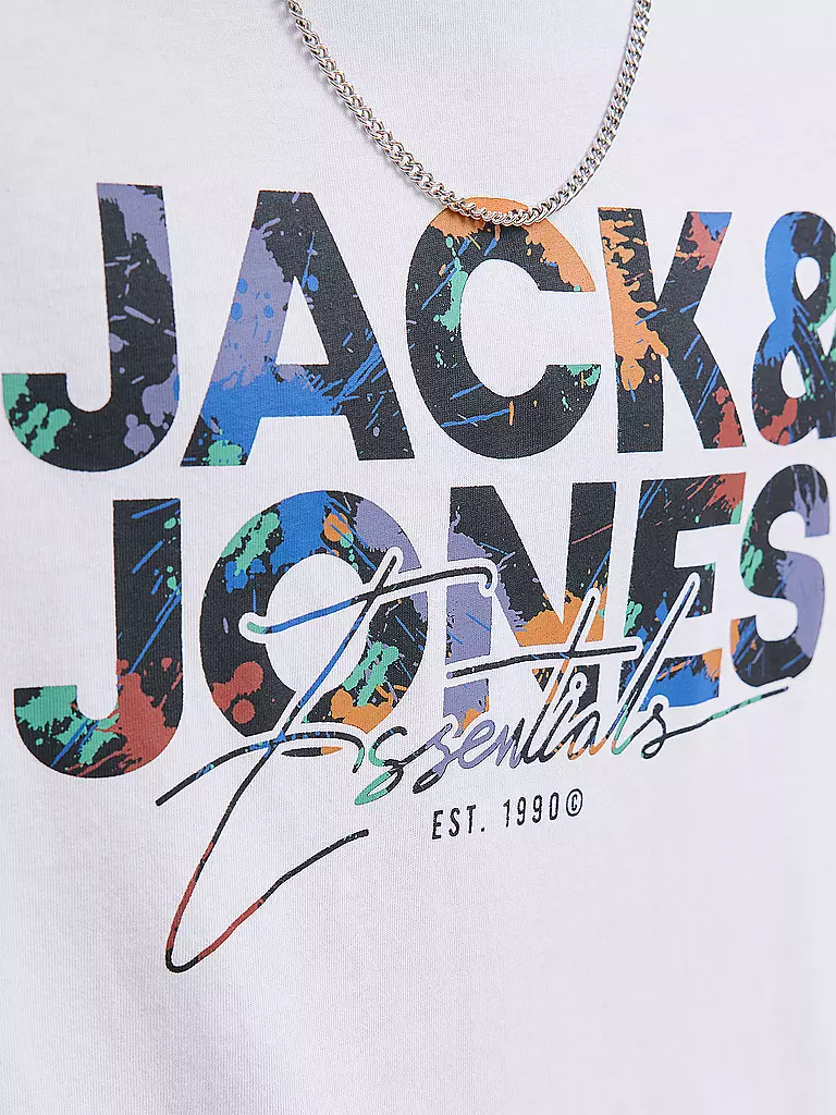 JACK & JONES | T-Shirt JJGEPLAS | weiss