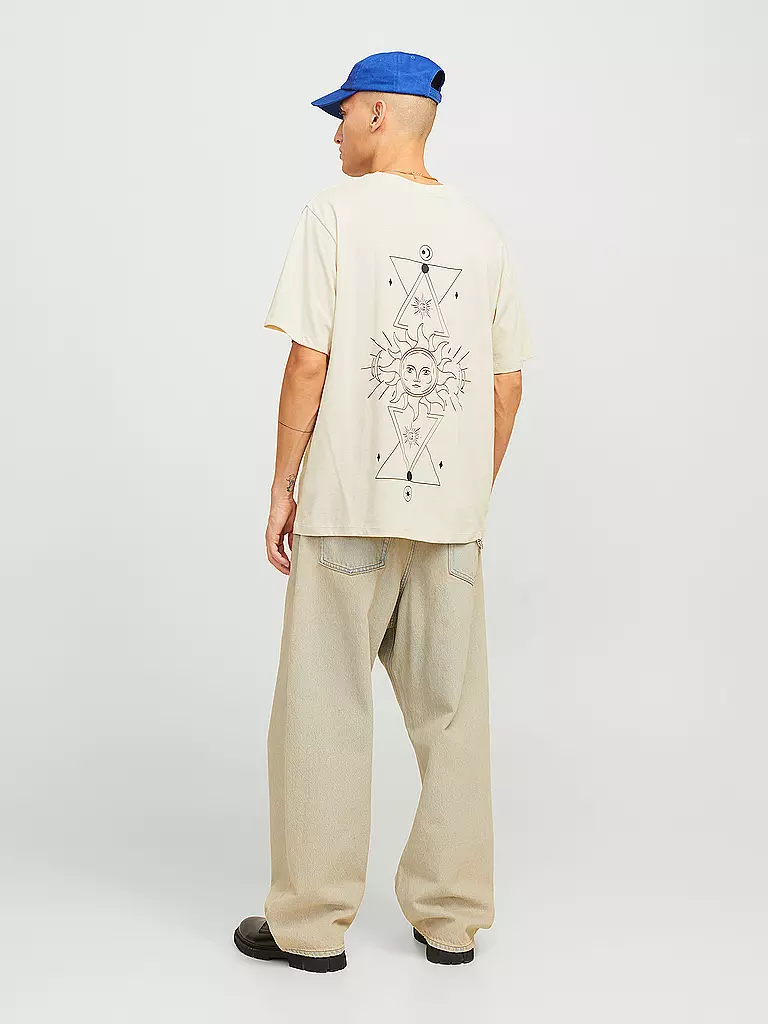 JACK & JONES | T-Shirt JJJACKIE | beige