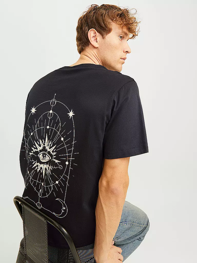 JACK & JONES | T-Shirt JJJACKIE | schwarz