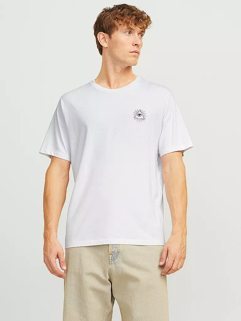 JACK & JONES | T-Shirt JJJACKIE | weiss