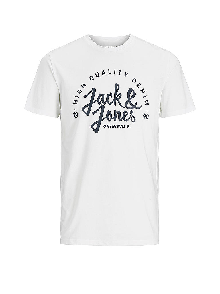 JACK & JONES | T-Shirt JJKIMBEL  | weiß