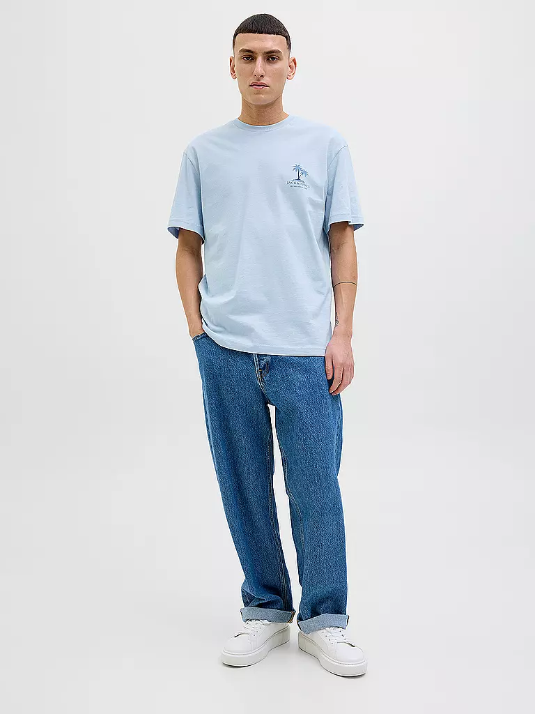 JACK & JONES | T-Shirt JJSUMMER  | hellblau