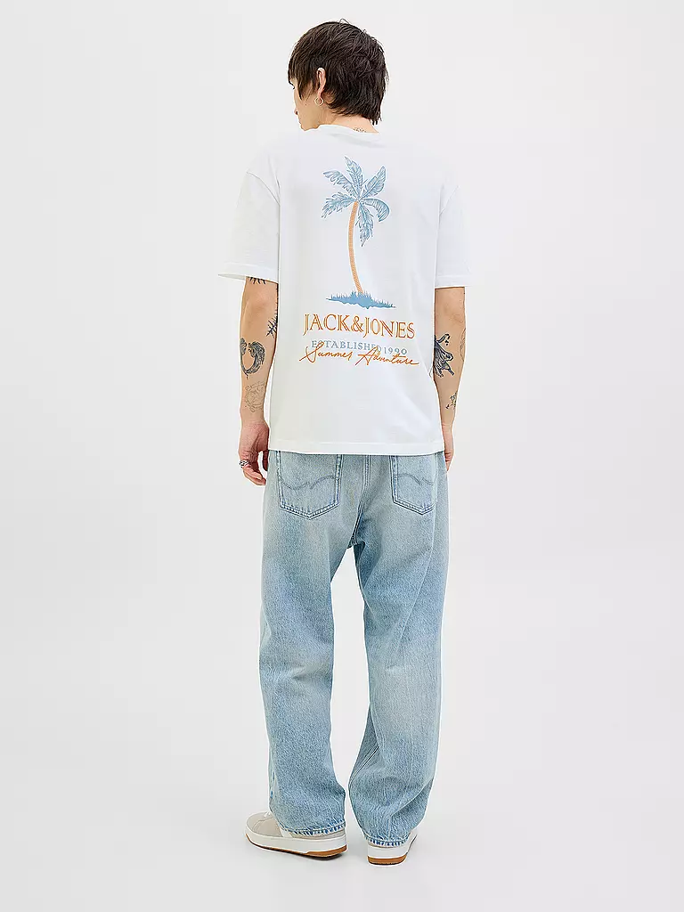 JACK & JONES | T-Shirt JJSUMMER  | weiss