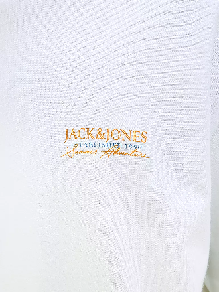 JACK & JONES | T-Shirt JJSUMMER  | weiss