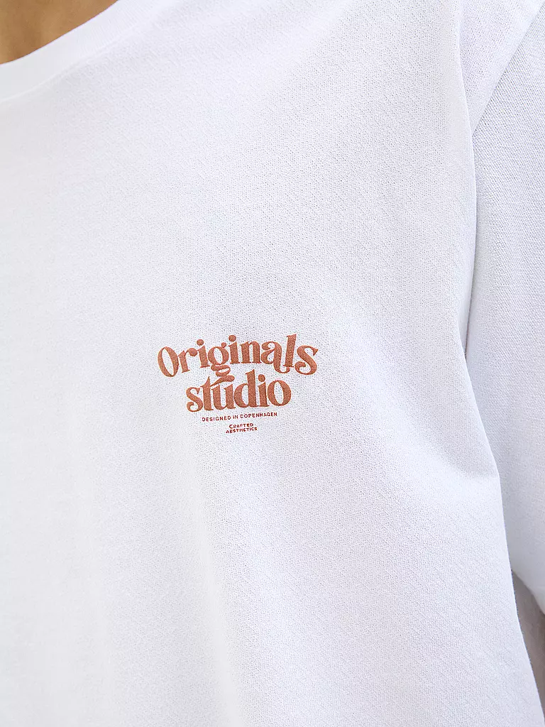 JACK & JONES | T-Shirt JORACAPULCO  | weiss