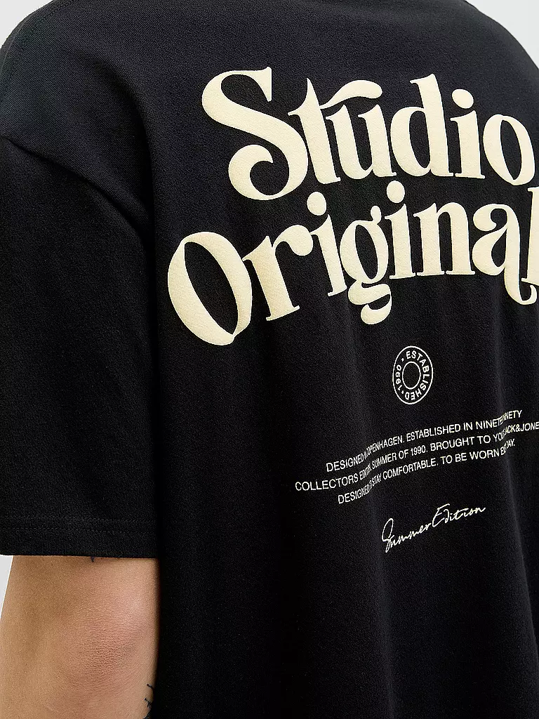 JACK & JONES | T-Shirt JORACAPULCO  | schwarz