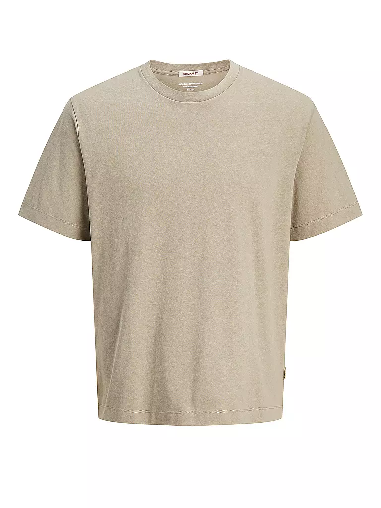 JACK & JONES | T-Shirt JORCANGGU | hellbraun
