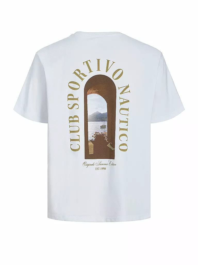 JACK & JONES | T-Shirt JORHYDRA | weiss