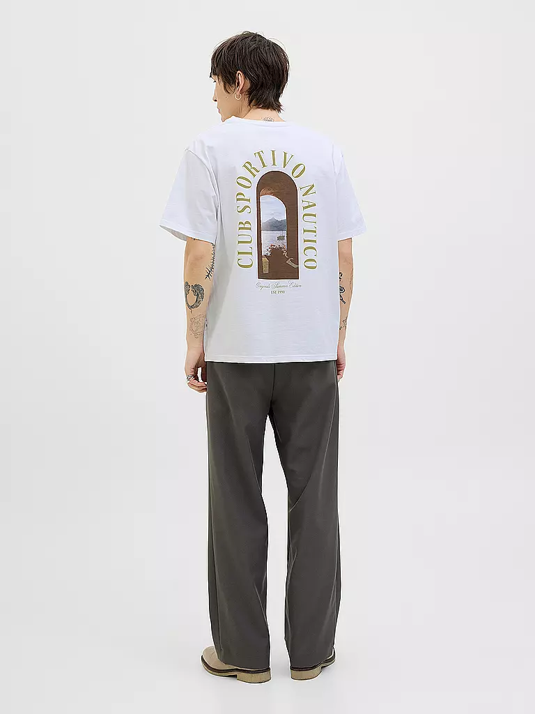 JACK & JONES | T-Shirt JORHYDRA | weiss