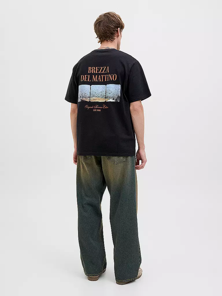 JACK & JONES | T-Shirt JORHYDRA | schwarz