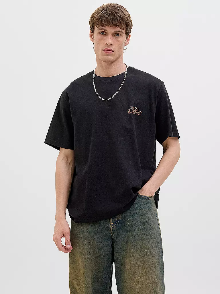 JACK & JONES | T-Shirt JORHYDRA | schwarz