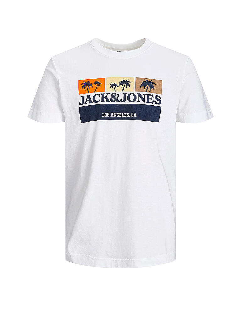 JACK & JONES | T-Shirt JORMALIBU  | weiss