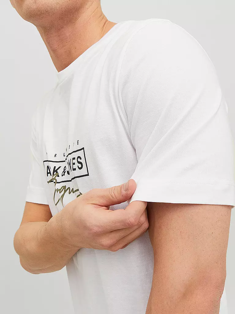 JACK & JONES | T-Shirt JORSPLASH | weiss