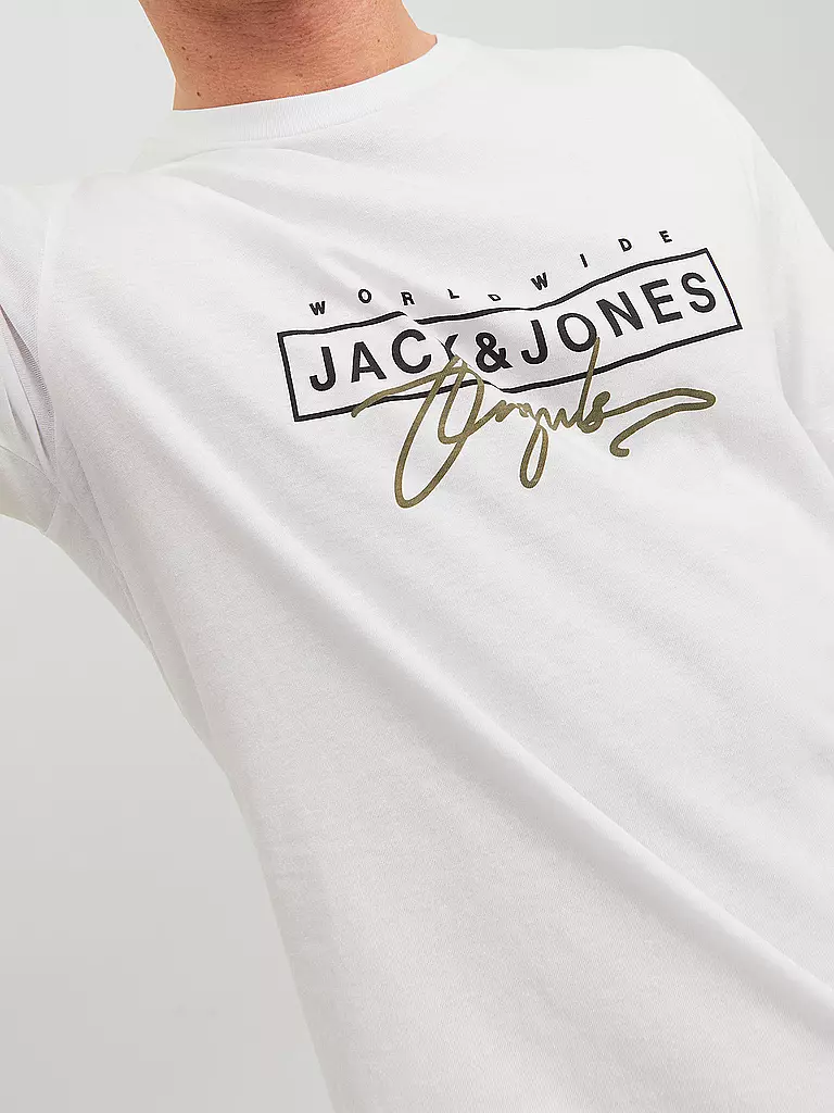 JACK & JONES | T-Shirt JORSPLASH | weiss