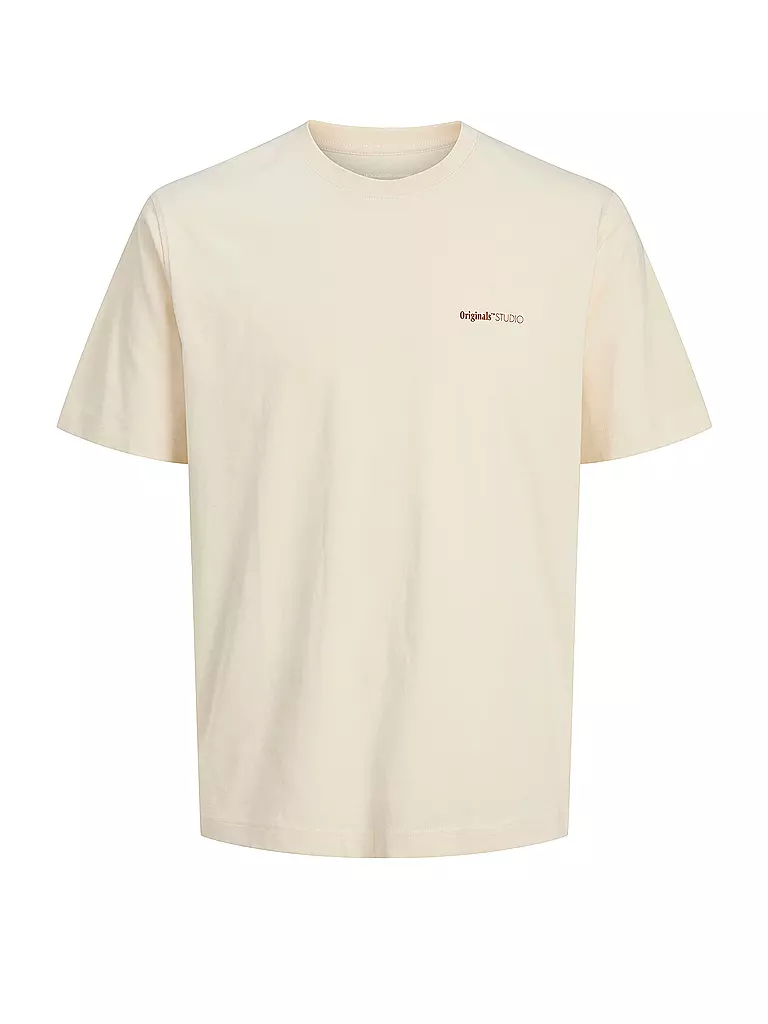 JACK & JONES | T-Shirt JORVARENNA | beige