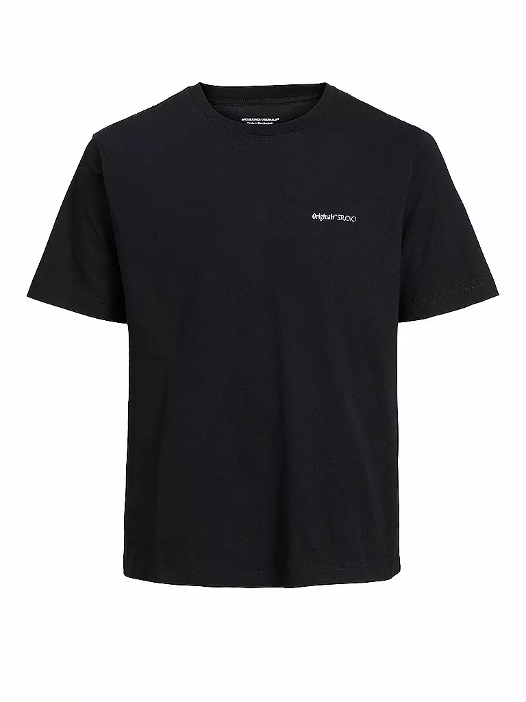 JACK & JONES | T-Shirt JORVARENNA | schwarz
