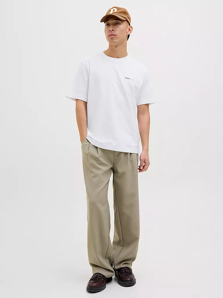 JACK & JONES | T-Shirt JORVARENNA | weiss