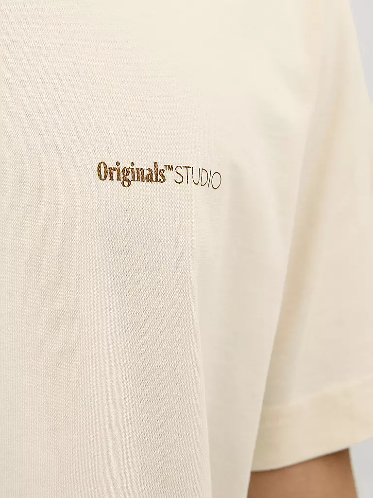JACK & JONES | T-Shirt JORVARENNA | beige