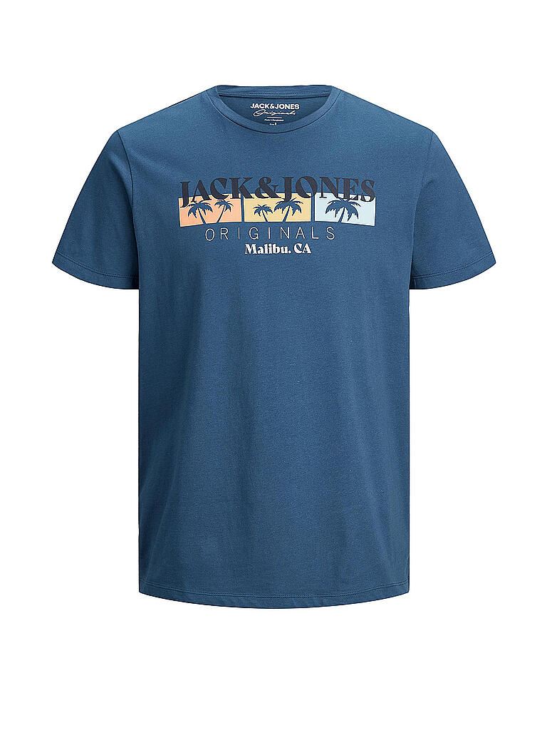 JACK & JONES | T-Shirt Regular Fit JORCABANA  | blau